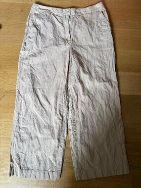 Eileen Fisher Soft Blush Wide-Leg Trousers